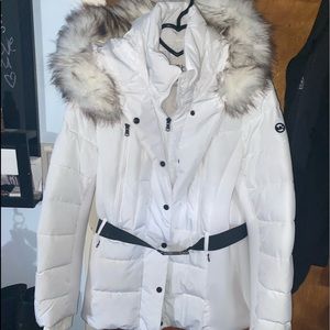 White Michael Kors coat new with tags